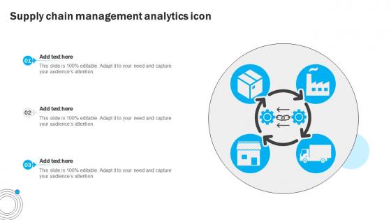 Supply Chain Management Analytics Icon