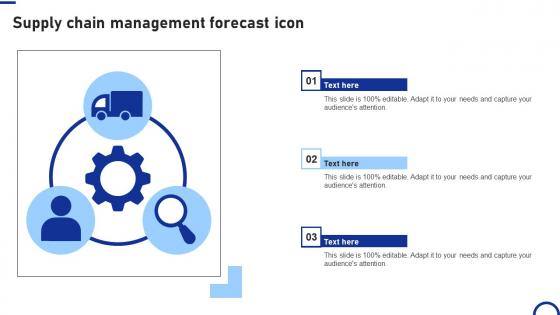 Supply Chain Management Forecast Icon