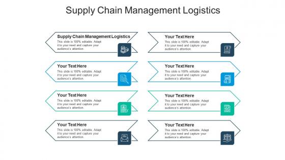 Supply chain management logistics ppt powerpoint presentation inspiration cpb