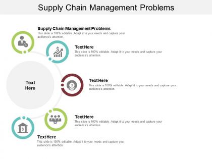 Supply chain management problems ppt powerpoint presentation visual aids slides cpb