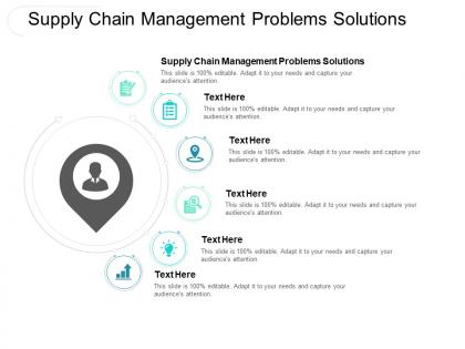 Supply chain management problems solutions ppt powerpoint presentation infographic template show cpb