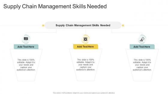 Supply Chain Management Skills Needed In Powerpoint And Google Slides Cpb