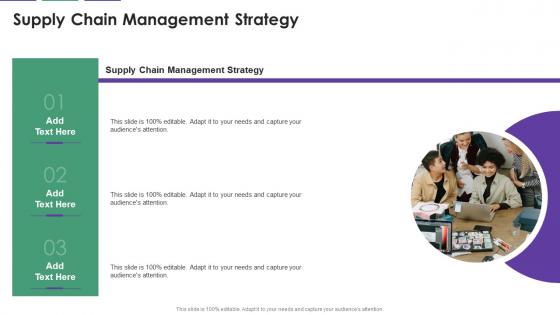 Supply Chain Management Strategy In Powerpoint And Google Slides Cpb