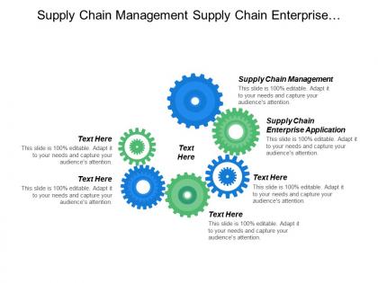 Supply chain management supply chain enterprise applications global receivables