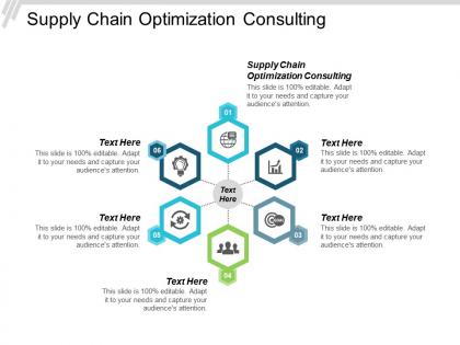 Supply chain optimization consulting ppt powerpoint presentation pictures graphics download cpb