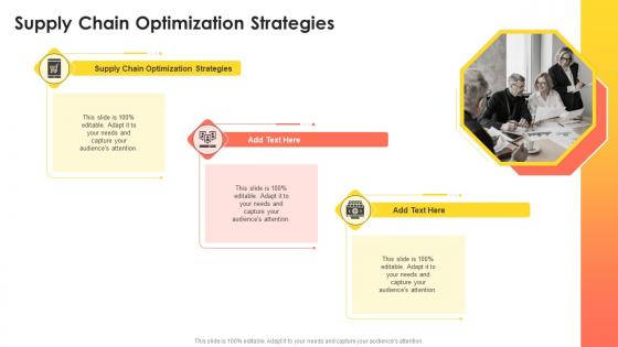 Supply Chain Optimization Strategies In Powerpoint And Google Slides Cpb