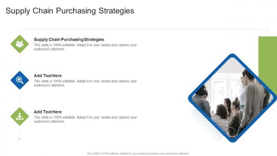Supply Chain Purchasing Strategies In Powerpoint And Google Slides Cpb