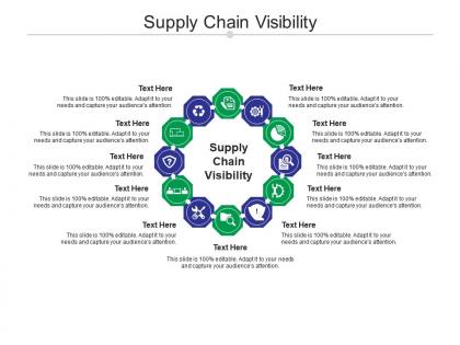Supply chain visibility ppt powerpoint presentation slides gridlines cpb
