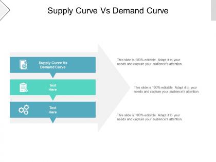 Supply curve vs demand curve ppt powerpoint presentation icon slides cpb