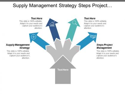 Supply management strategy steps project management organizational processes cpb