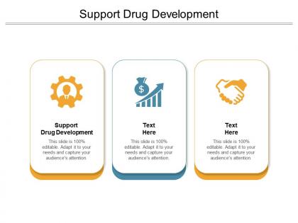 Support drug development ppt powerpoint presentation summary example cpb
