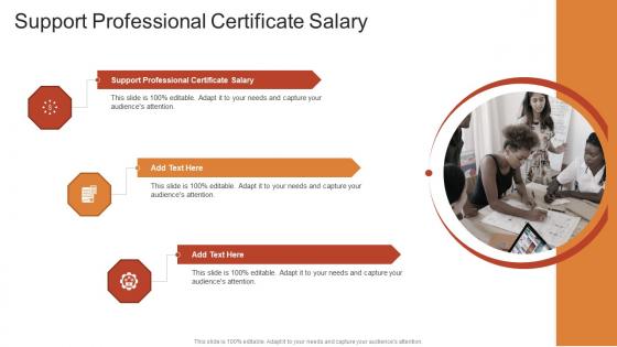 Support Professional Certificate Salary In Powerpoint And Google Slides Cpb