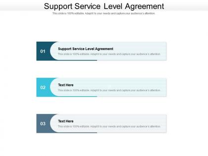 Support service level agreement ppt powerpoint presentation outline clipart cpb