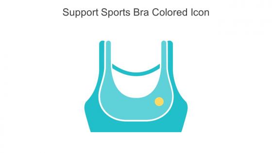 Support Sports Bra Colored Icon In Powerpoint Pptx Png And Editable Eps Format