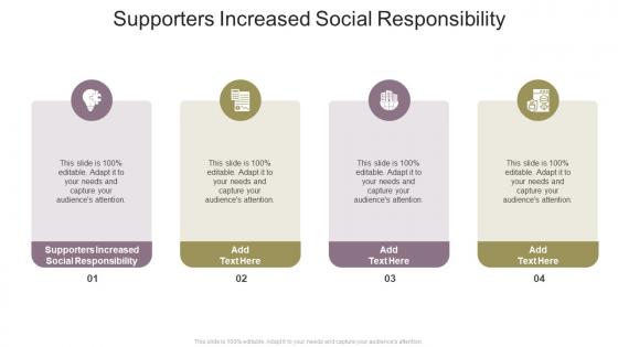Supporters Increased Social Responsibility In Powerpoint And Google Slides Cpb