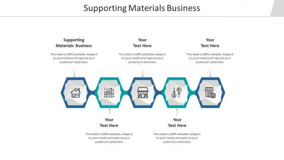 Supporting materials business ppt powerpoint presentation styles graphic images cpb