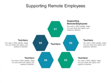 Supporting remote employees ppt powerpoint presentation infographic template cpb