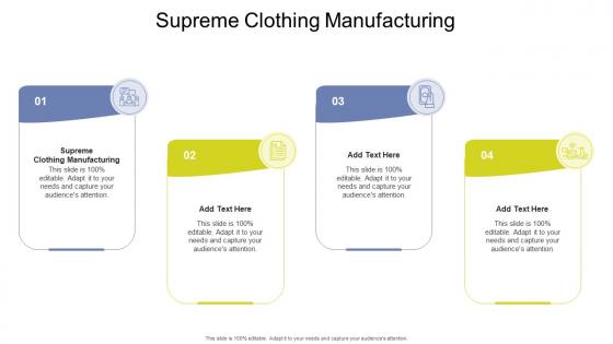 Supreme Clothing Manufacturing In Powerpoint And Google Slides Cpb