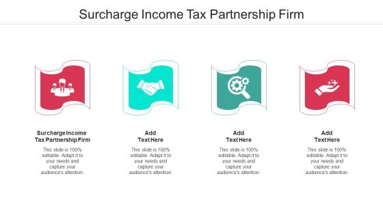 Surcharge Income Tax Partnership Firm Ppt Powerpoint Presentation Gallery Pictures Cpb