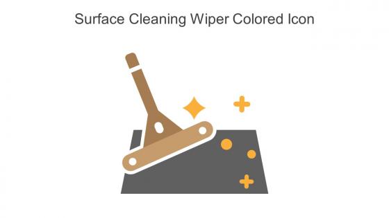 Surface Cleaning Wiper Colored Icon In Powerpoint Pptx Png And Editable Eps Format