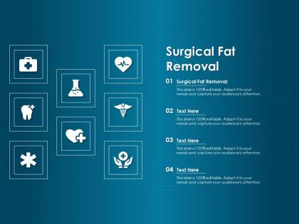 Surgical fat removal ppt powerpoint presentation layouts styles
