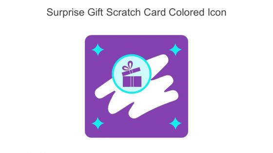 Surprise Gift Scratch Card Colored Icon In Powerpoint Pptx Png And Editable Eps Format