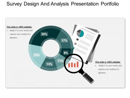 Survey design and analysis presentation portfolio
