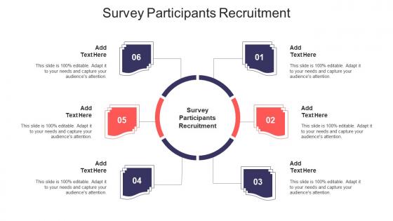 Survey Participants Recruitment Ppt Powerpoint Presentation Designs Cpb