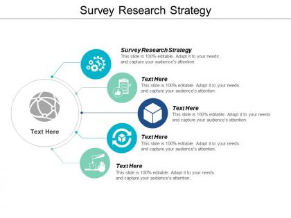 Survey research strategy ppt powerpoint presentation visual aids professional cpb