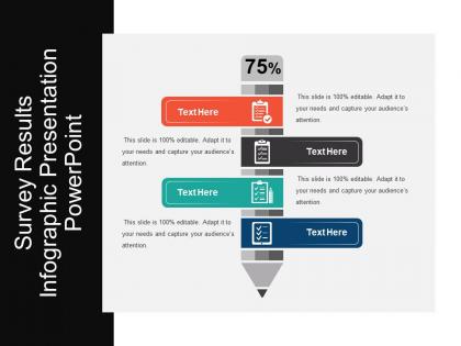 Survey results infographic presentation powerpoint
