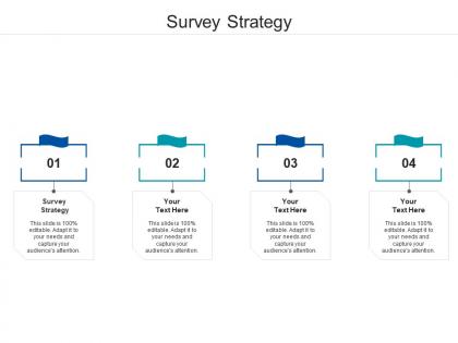 Survey strategy ppt powerpoint presentation slides elements cpb