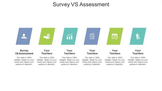 Survey vs assessment ppt powerpoint presentation inspiration deck cpb