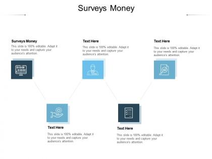 Surveys money ppt powerpoint presentation outline format cpb