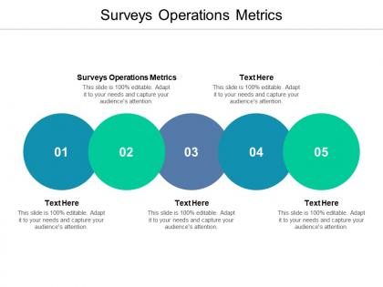 Surveys operations metrics ppt powerpoint presentation infographics design ideas cpb