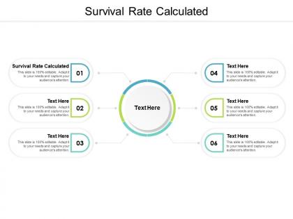 Survival rate calculated ppt powerpoint presentation gallery deck cpb