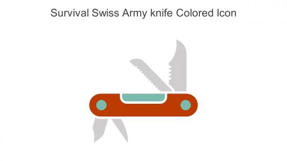 Survival Swiss Army Knife Colored Icon In Powerpoint Pptx Png And Editable Eps Format