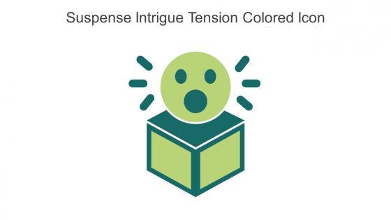 Suspense Intrigue Tension Colored Icon In Powerpoint Pptx Png And Editable Eps Format