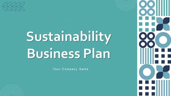 Sustainability Business Plan Powerpoint Ppt Template Bundles
