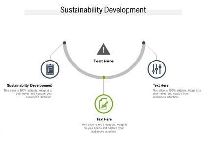 Sustainability development ppt powerpoint presentation infographics show cpb