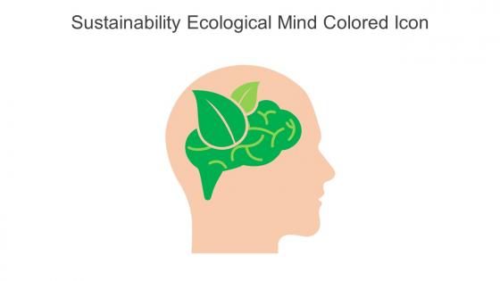 Sustainability Ecological Mind Colored Icon In Powerpoint Pptx Png And Editable Eps Format