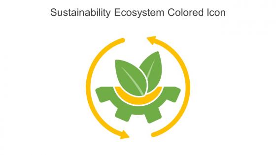 Sustainability Ecosystem Colored Icon In Powerpoint Pptx Png And Editable Eps Format