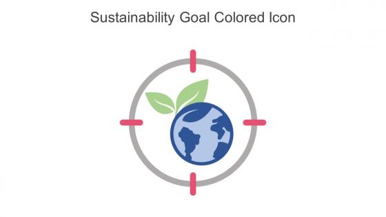 Sustainability Goal Colored Icon In Powerpoint Pptx Png And Editable Eps Format