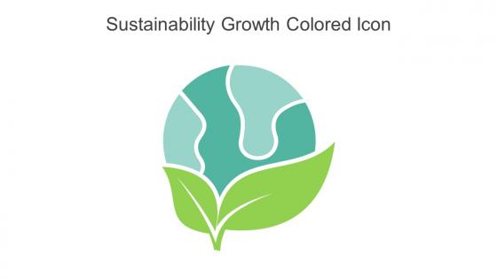 Sustainability Growth Colored Icon In Powerpoint Pptx Png And Editable Eps Format