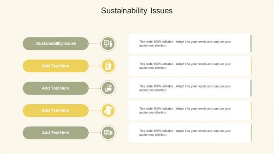 Sustainability Issues In Powerpoint And Google Slides Cpb