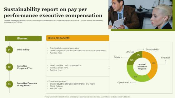 Sustainability Report On Pay Per Performance Executive Compensation
