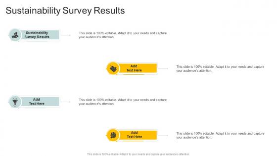 Sustainability Survey Results In Powerpoint And Google Slides Cpb