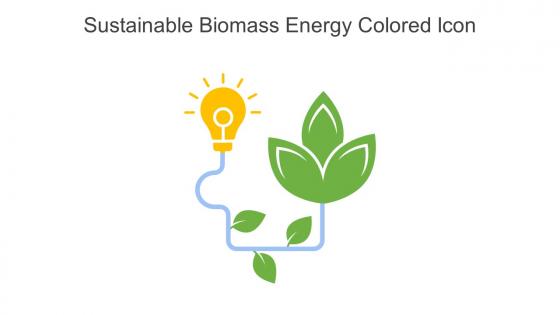 Sustainable Biomass Energy Colored Icon In Powerpoint Pptx Png And Editable Eps Format