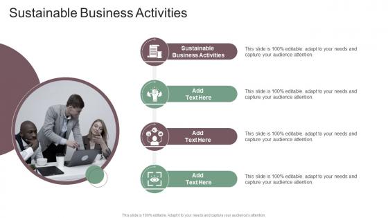 Sustainable Business Activities In Powerpoint And Google Slides Cpb