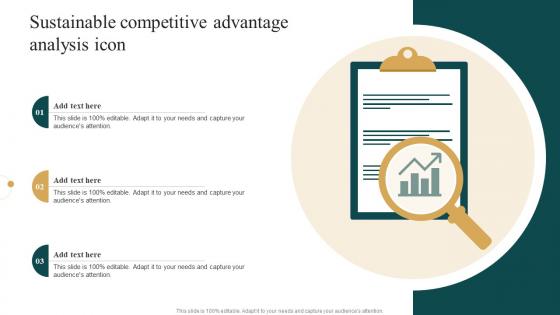 Sustainable Competitive Advantage Analysis Icon