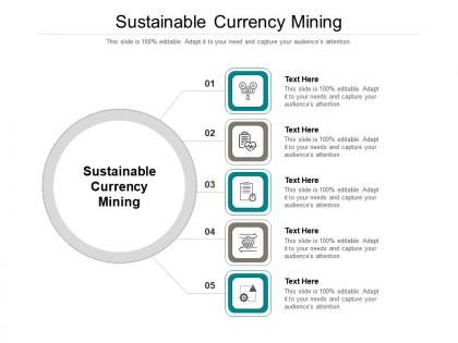 Sustainable currency mining ppt powerpoint presentation portfolio picture cpb